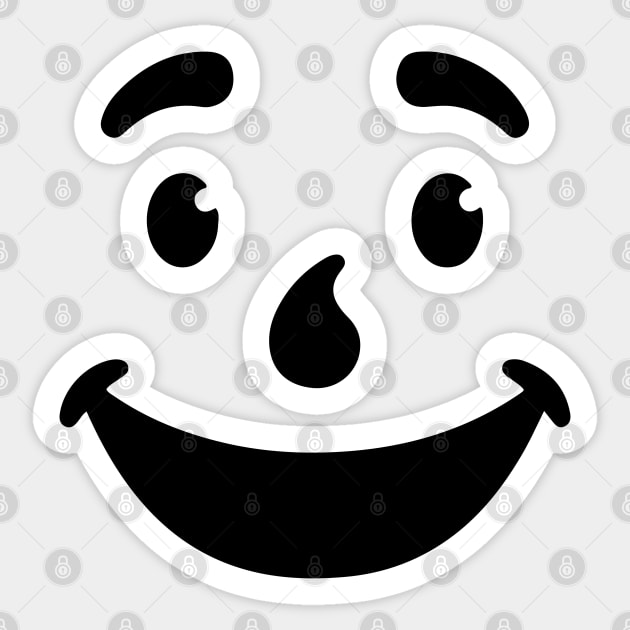 Kool-Aid Face Sticker by OUTFITPAW